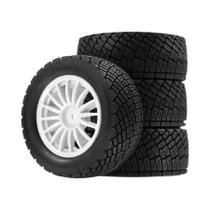 Conjunto De Pneus De Borracha Rally 80MM Com Aro 4PCS Para Carro RC Off-Road 1/10 HSP 94177 HPI WR8 Conjunto De Pneus De Borracha Rally 80MM Com Aro 4PCS Para Carro RC Off-Road 1/10 HSP 94177 HPI WR8