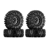 Conjunto de pneus de roda INJORA S5 Swamp Claw Mud Terrain 70 mm para 1/18 1/24 RC Crawler Car