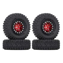 Conjunto de pneus e aros Beadlock para carro RC Crawler 1/18 TRX4M 1/24 Conjunto de pneus e aros Beadlock para carro RC Crawler 1/18 TRX4M 1/24