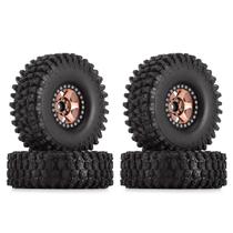 Conjunto de pneus e rodas INJORA 1.9 para 1/10 RC Crawler SCX10