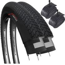 Conjunto de pneus e tubos de bicicleta Fincci 20" x 1,75 dobrável 27 TPI Conjunto de pneus e tubos de bicicleta Fincci 20" x 1,75 dobrável 27 TPI