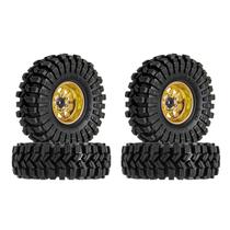 Conjunto de Pneus INJORA 1.0 Beadlock para Carros RC 1/18 e 1/24 Conjunto de Pneus INJORA 1.0 Beadlock para Carros RC 1/18 e 1/24