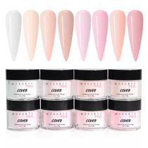 Conjunto de pó acrílico MakarttPro Cool Tone Nude Pink 160 ml