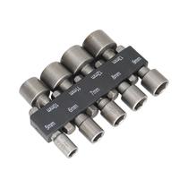 Conjunto De Pontas De Chave De Fenda Hexagonais Em Aço Com Adaptador Para Chave De Impacto Elétrica Conjunto De Pontas De Chave De Fenda Hexagonais Em Aço Com Adaptador Para Chave De Impacto Elétrica