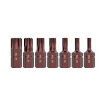 Conjunto De Pontas De Chave De Fenda Magnética Torx 7 PCS T20-T25 Com Haste Hexagonal Para Furadeira