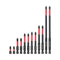 Conjunto De Pontas De Chave De Fenda Magnéticas Antiderrapantes Em Aço Liga S2 Resistente a Impactos