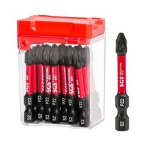 Conjunto De Pontas De Chave De Impacto Em Aço S2 De 2-50mm, Kit De 10, 15 Ou 20 Peças Com Caixa De