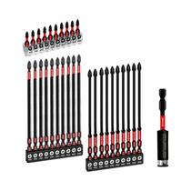 Conjunto De Pontas De Chave Phillips Magnéticas De Impacto De 6 Polegadas Com Organizador De Conjunto De Pontas De Chave Phillips Magnéticas De Impacto De 6 Polegadas Com Organizador De