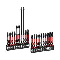 Conjunto De Pontas De Chave Phillips Magnéticas Geinxurn Impact 1 2 3 Com Organizador De