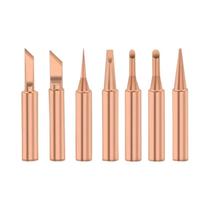 Conjunto De Pontas De Ferro De Solda De Cobre T 7 Peças Ferramentas De Soldagem Elétrica Sem Chumbo