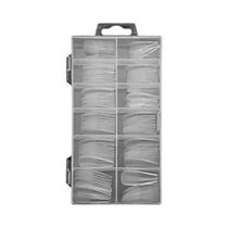 Conjunto De Pontas De Unhas De Bailarina Longas Em Cor Pura Fosca 120pcs Unhas Falsas De Acrílico Conjunto De Pontas De Unhas De Bailarina Longas Em Cor Pura Fosca 120pcs Unhas Falsas De Acrílico