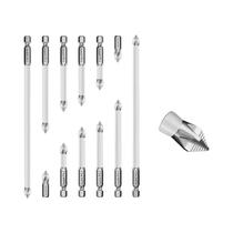 Conjunto De Pontas Magnéticas Para Parafusadeira De Alta Resistência 1/4 Polegada PH2 Antiderrapante