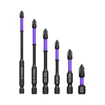 Conjunto De Pontas Magnéticas Phillips Antiderrapantes Com Haste Hexagonal Longa Para Parafusadeira