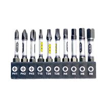 Conjunto De Pontas Magnéticas Torx Hex De 1/4 De Polegada Para Parafusadeira De Impacto -