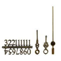 Conjunto De Ponteiros & Números Cor Dourada Tamanho Pequeno