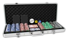 Conjunto de pôquer DA VINCI Casino Del Sol 500 fichas de 11,5g com acessórios Conjunto de pôquer DA VINCI Casino Del Sol 500 fichas de 11,5g com acessórios