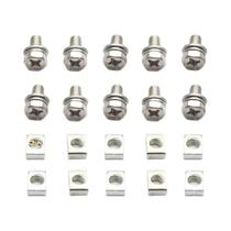 Conjunto De Porcas E Parafusos Para Terminais De Bateria De Moto, Scooter, ATV E Moto De Terra, 10