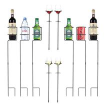 Conjunto de porta-bebidas ao ar livre Urban Deco Heavy Duty 10 Stakes Conjunto de porta-bebidas ao ar livre Urban Deco Heavy Duty 10 Stakes