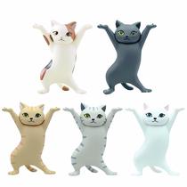 Conjunto de porta-canetas ATHAND Enchanting Cat 5 Cats para amantes de gatos