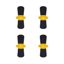 Conjunto de porta-milho OXO Good Grips, 8 peças, amarelo