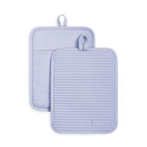 Conjunto de porta-panelas KitchenAid Ribbed Soft Silicone Lavanda