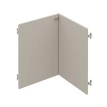 Conjunto de Portas para Guarda Roupa Módulo Canto Reto 59,5cm Frame CabeCasa MadeiraOriginals Arenas