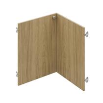 Conjunto de Portas para Guarda Roupa Módulo Canto Reto 59,5cm Frame CabeCasa MadeiraOriginals