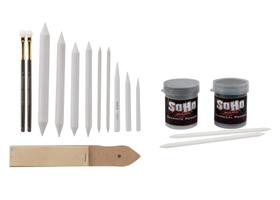 Conjunto de pós para desenho Soho Urban Artist 15 g com esfuminho