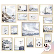Conjunto de pôsteres 97 Decor Coastal Vintage 11x14, 8x10, 5x7 polegadas Conjunto de pôsteres 97 Decor Coastal Vintage 11x14, 8x10, 5x7 polegadas