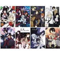 Conjunto de pôsteres Bungou Stray Dogs, coleção de 8 peças de anime 42x29cm