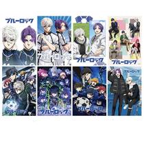 Conjunto de pôsteres com estampas de arte de personagens de 8 peças de anime Blue Lock