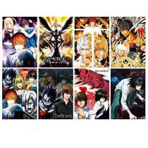 Conjunto de pôsteres Death Note Anime, 8 peças de arte de parede, papel 42x29 cm