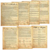 Conjunto de pôsteres, documentos de fundação americana, sala de aula de história dos EUA Conjunto de pôsteres, documentos de fundação americana, sala de aula de história dos EUA