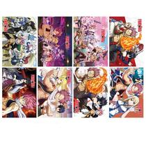 Conjunto de pôsteres Fairy Tail Anime, 8 peças, 42 x 29 cm, decoração de quarto