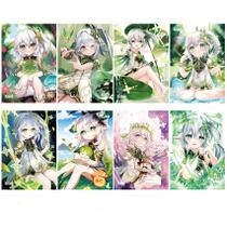 Conjunto de pôsteres Genshin Impact Nahida 8 peças de pintura de anime 20x30cm Conjunto de pôsteres Genshin Impact Nahida 8 peças de pintura de anime 20x30cm