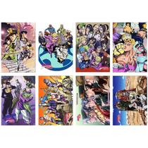 Conjunto de pôsteres Jojo's Bizarre Adventure Retro Anime 42x29cm x8 Conjunto de pôsteres Jojo's Bizarre Adventure Retro Anime 42x29cm x8