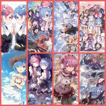 Conjunto de pôsteres Re: Zero Anime, 8 peças de impressões de arte de parede sem moldura Conjunto de pôsteres Re: Zero Anime, 8 peças de impressões de arte de parede sem moldura