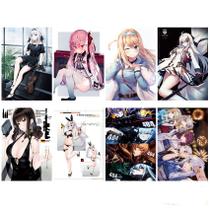 Conjunto de pôsteres Shounen Frontier Anime, 8 peças de impressões de arte sem moldura