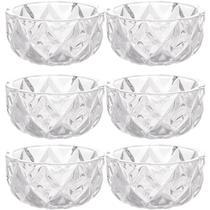 Conjunto de Potes de Sobremesa 6pçs Lyor 270ml Bowls de Cristal de Chumbo Deli Diamond