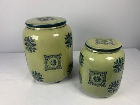 Conjunto de potes elegantes