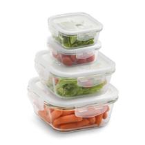 Conjunto De Potes Herméticos De Vidro 4 Unidades Electrolux Conjunto De Potes Herméticos De Vidro 4 Unidades Electrolux