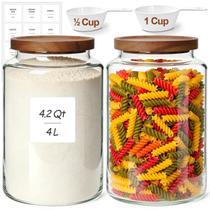 Conjunto de Potes Herméticos de Vidro ComSaf 4L Conjunto de Potes Herméticos de Vidro ComSaf 4L
