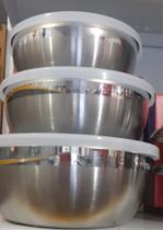 Conjunto de potes inox