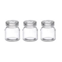 Conjunto De Potes Multifuncional De Vidro 130Ml 3 Peças - Hauskraft Conjunto De Potes Multifuncional De Vidro 130Ml 3 Peças - Hauskraft