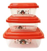 Conjunto de potes munique piccolo decorado 3490 Conjunto de potes munique piccolo decorado 3490