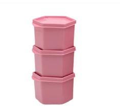 Conjunto de Potes Organizadores Colméia 90ml - 3 pçs