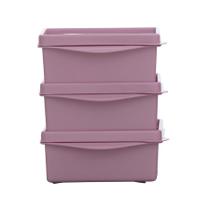 Conjunto de Potes Organizadores Quadrado 100ml - 3 pçs