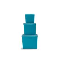 Conjunto de Potes Organizadores Quadrados 3 pçs