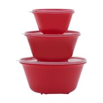 Conjunto de Potes Organizadores Redondo 3 pçs