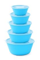 Conjunto de Potes Organizadores Redondo 5 pçs